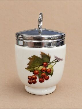 Vintage Royal Worcester White Porcelain Jar with Maker's Mark